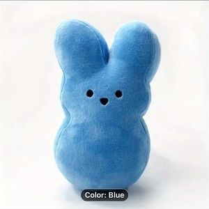 Blue Bunny/peeps stuffed animal. Plush and firm. New in bag.   6” x 3.75”